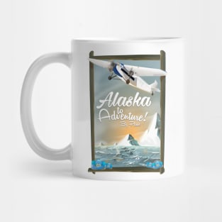 Alaska Adventure travel poster Mug